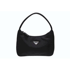 Prada handbag one handle Nero Black nylon logo